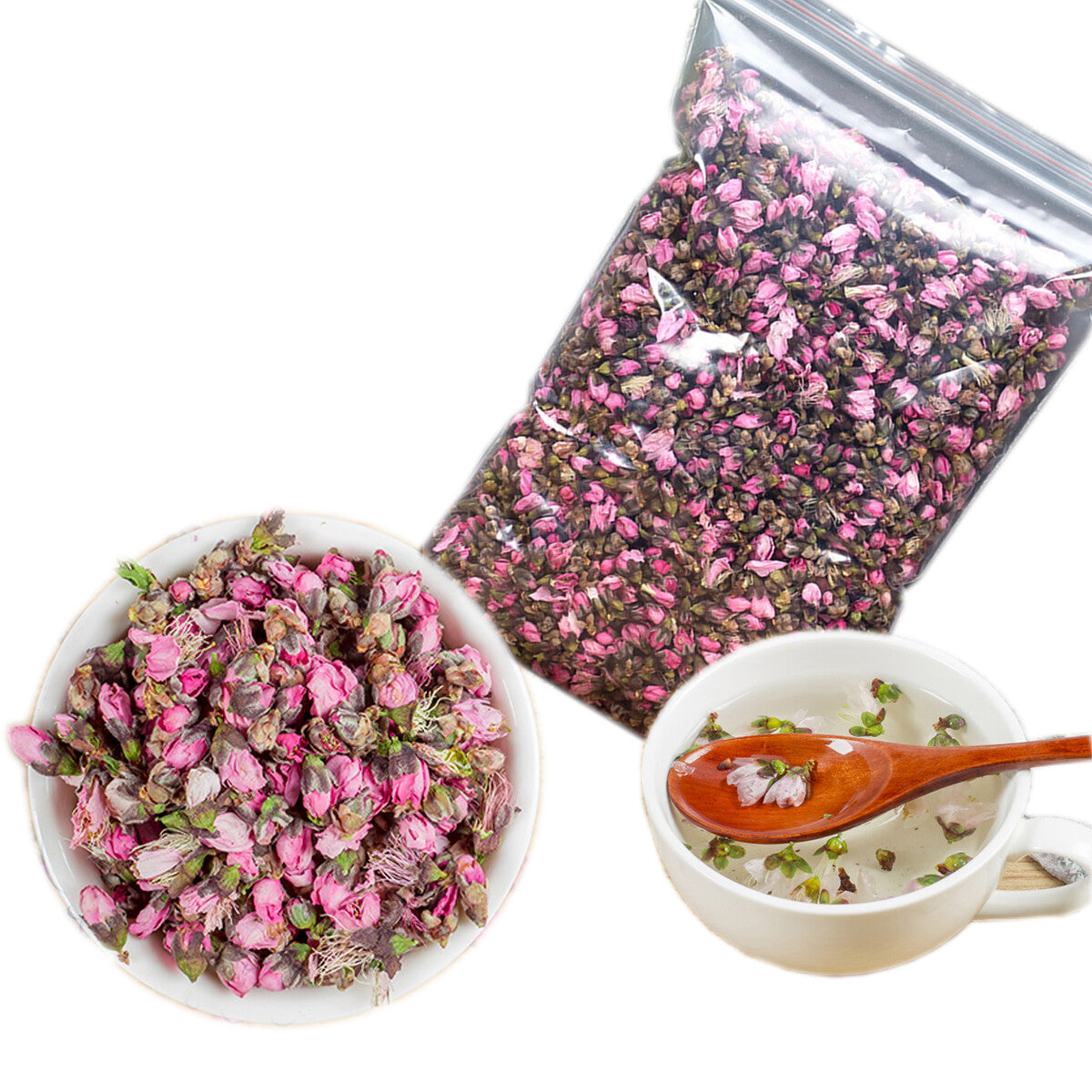 Top Flower Tea Premium Fresh Peach Blossom Dried Peach Bulk Chinese Health Care