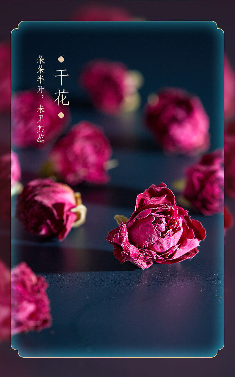 Rose Dried Tea Rose Crown Flower Tea One Flower One Cup Soaked in Water 65g
