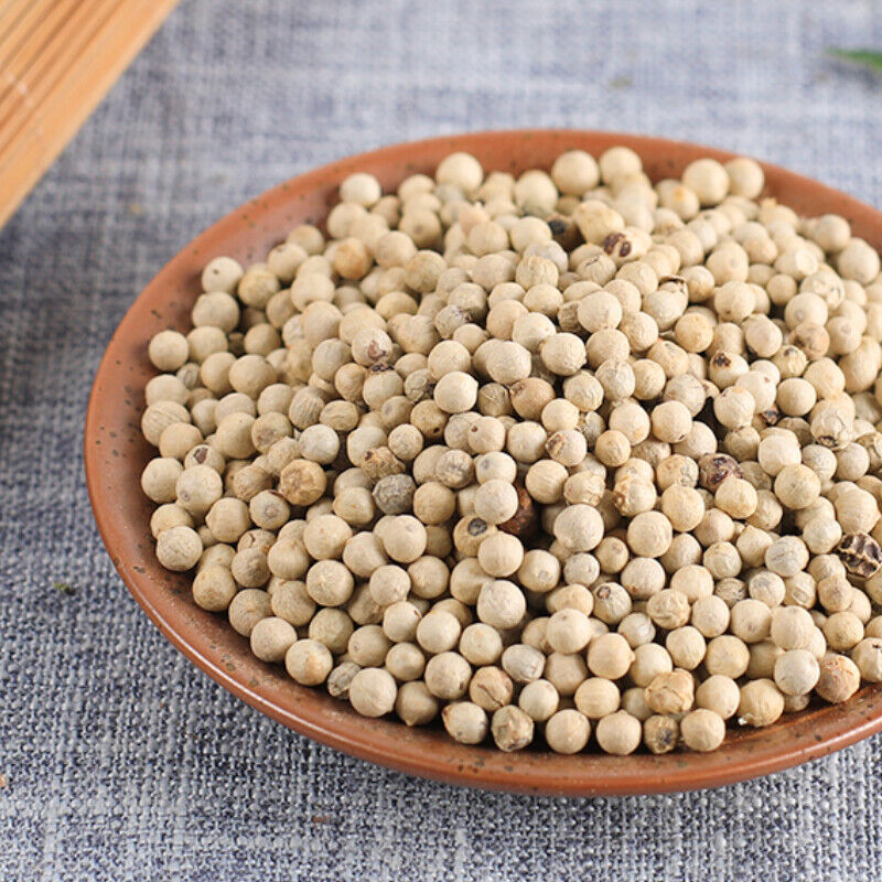 250g/500g White Pepper Baihujiaoli Chinese Herbs Premium Cooking Materials 白胡椒粒
