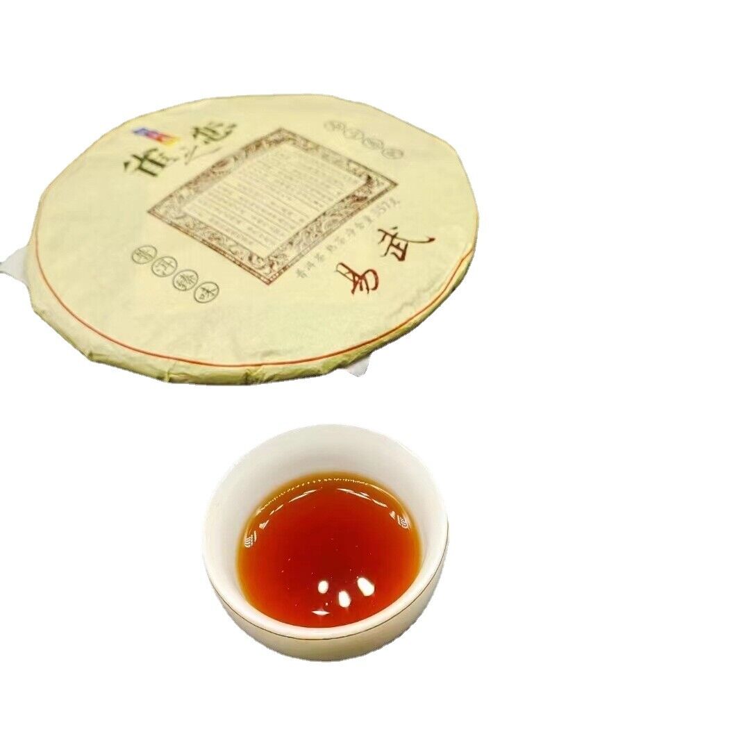Yunnan Tea Bird's Love Yiwu Ripe Tea Ancient Tree Pu'er Tea 357g Cake Tea