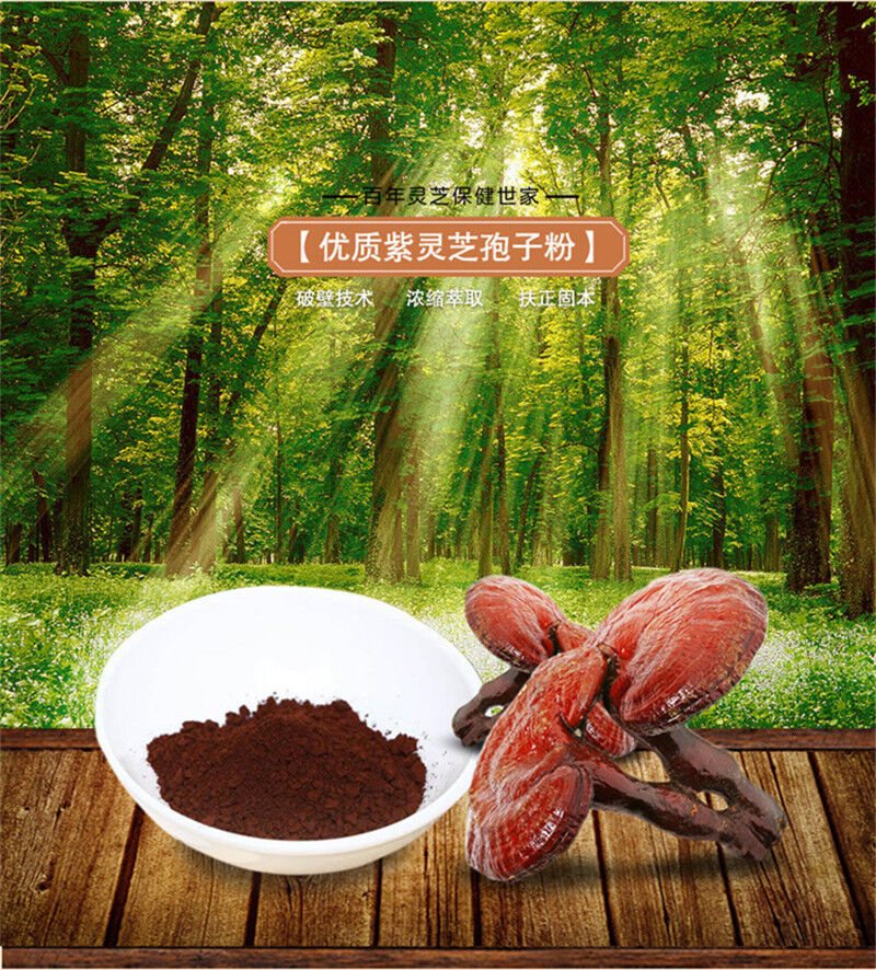 500g Wild Reishi Spore Powder Ganoderma Lucidum Lingzhi Tea Mushroom Herbal Tea Main image