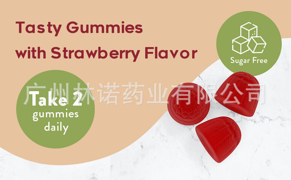 Beet Root and Hawthorn Gummies for Blood Pressure Support - 60 Gummies