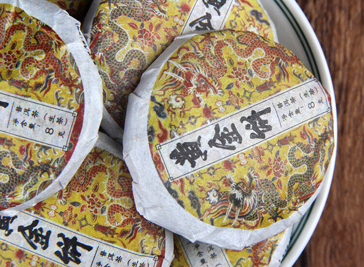 Spring Tea Ancient Tree Gold Cake Gold A Pu'er Tea Raw Tea Mini Small Cake Tea