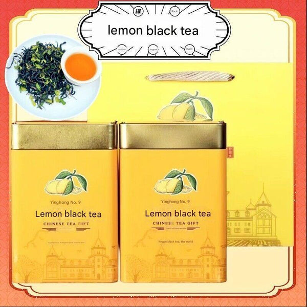 Natural Lemon Black Tea Yinghong No. 9 Yingde Black Tea Extra Strong Aroma