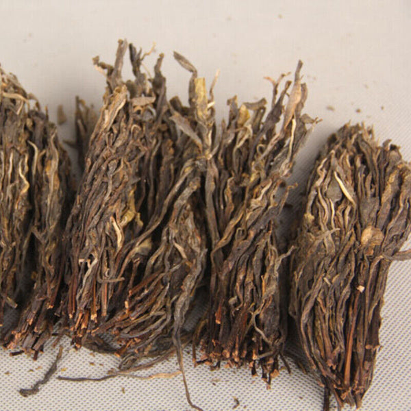Natural Yunnan Puerh Raw Tea Top-Grade Big Leaf Fermented Bazi Bulk Pu-Erh Tea