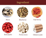 Sex Products for Men Tea Ginseng Five Treasures Tea Herbal Malel Vitality Tea