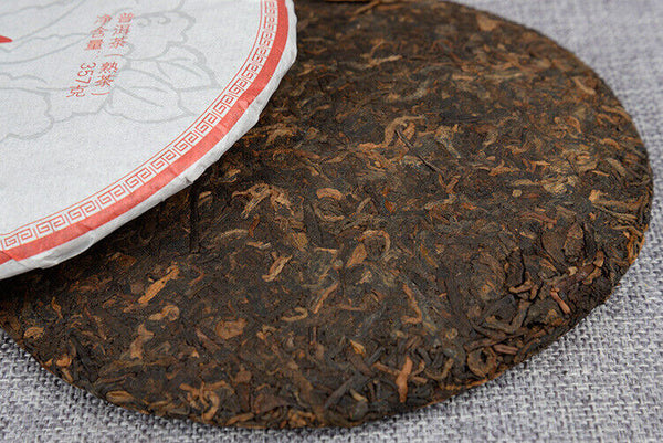 Yunnan Pu'er Ripe Tea 357g Big Golden Bud Ripe Puerh Tea Cake