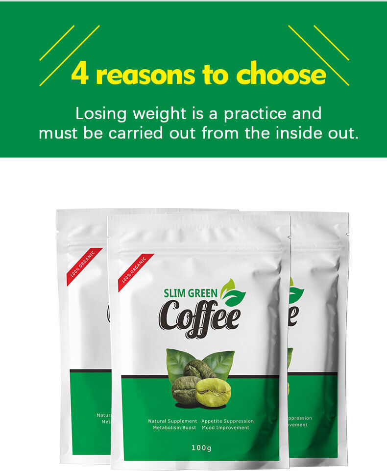 Slim Green Coffee with Ganoderma for Weight Control Slimming 10g*10 Packs