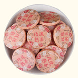 Fragrant Flower Tea Yunnan Pu-erh Tea Cake with Rose Petals Aged Rose Pu-erh Tea