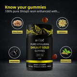 Shilajit Gummies Pure 100% Himalayan Organic Shilajit Resin Natural Supplement