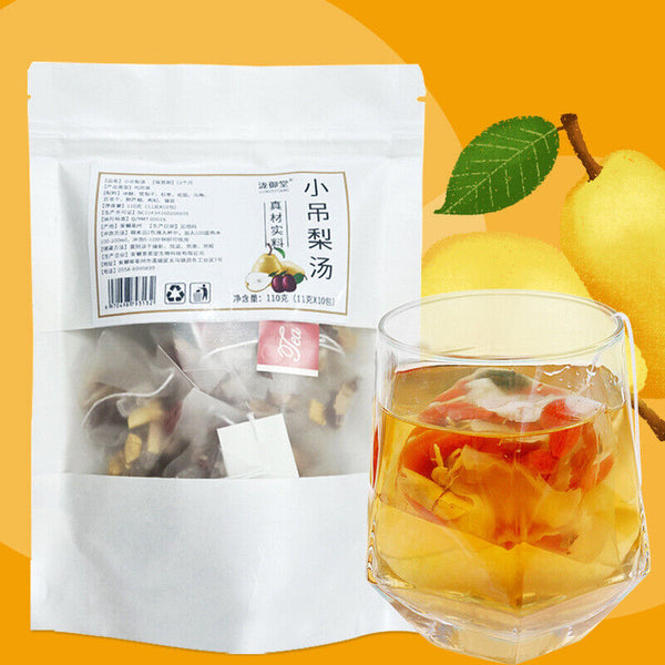 Rock Sugar Snow Pear Tremella Tea with Longan, Jujube & Goji