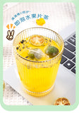 Green Kumquat Passion Fruit Herbal Tea with Rock Sugar Natural Fruit Blend