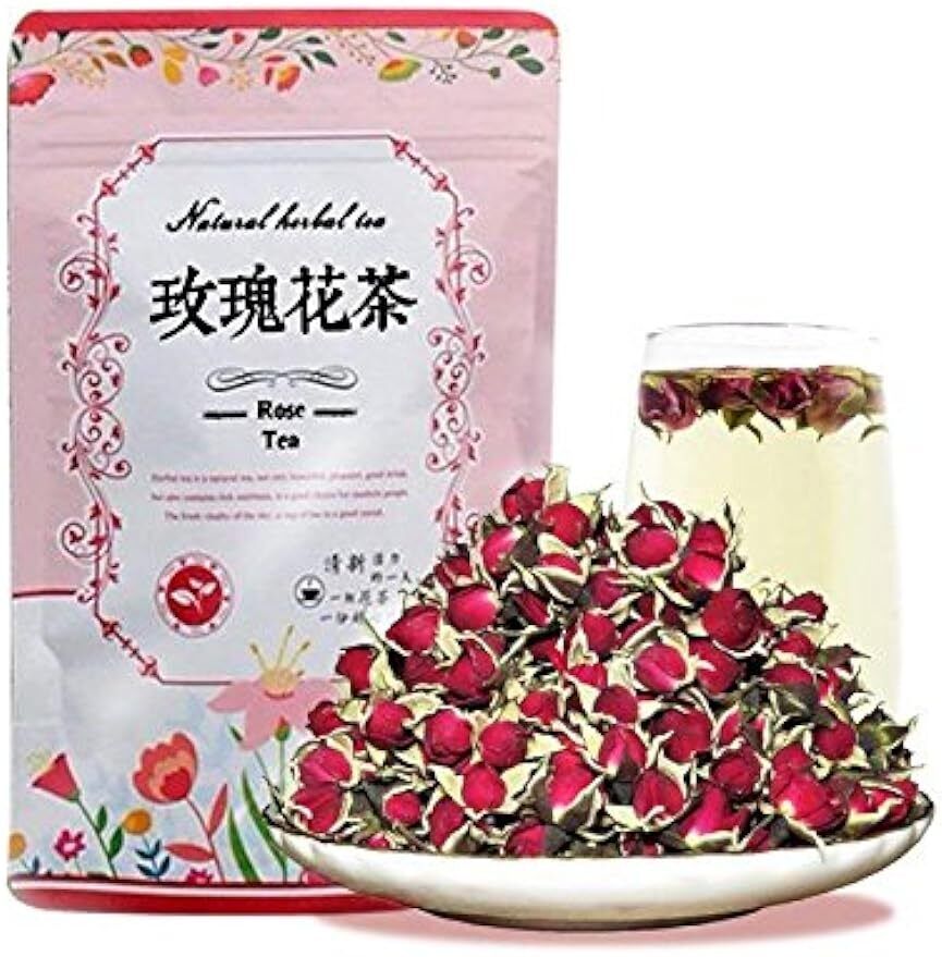 Dian Mai Rose tea Rose Bud Herbal Tea - Loose Leaf 100g/bag Main image