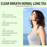 100% Organic Natural Respiratory Support Googeer Breath Herbal Lung Tea