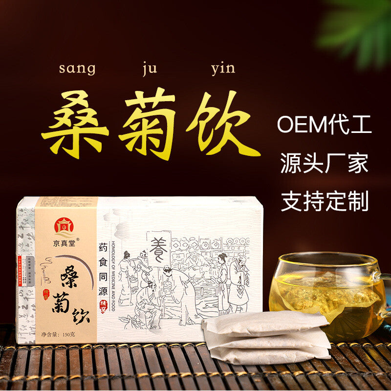 Mulberry and ChrysanthemumTea with Mint Licorice and Tangerine Peel Herbal Blend