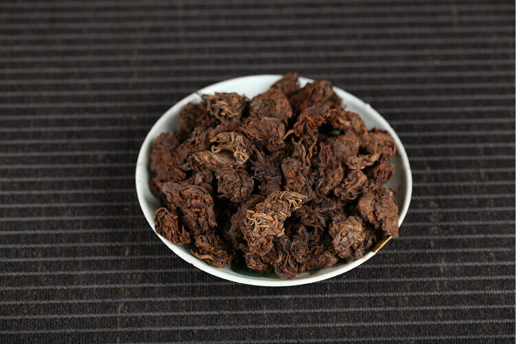 Dark Tea Yunnan Puerh Tea Spring Tea Head Golden Bud Ripe Tea 500g loose tea
