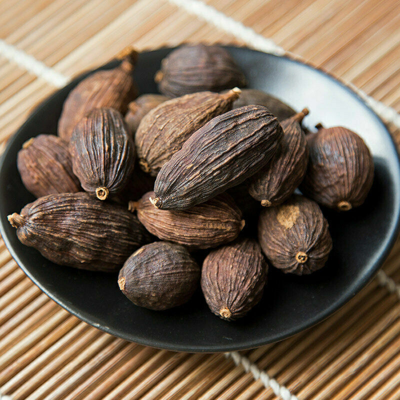 100g-500g Organic Cardamom Yunnan Seasonings Black Cardamon Smoky Flavour Spices