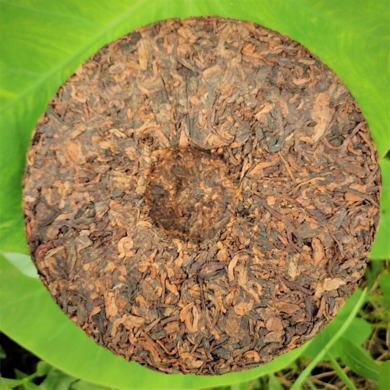 Banzhang Fermented Pu Er Tea Organic Qizi Cha bing Puer Tea Cake 357g/12.59oz Secondary image
