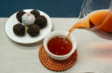 8g/pastille Icelandic Dragon Pearl Pu-erh Ripe Tea Small Tuocha Dragon Pearl