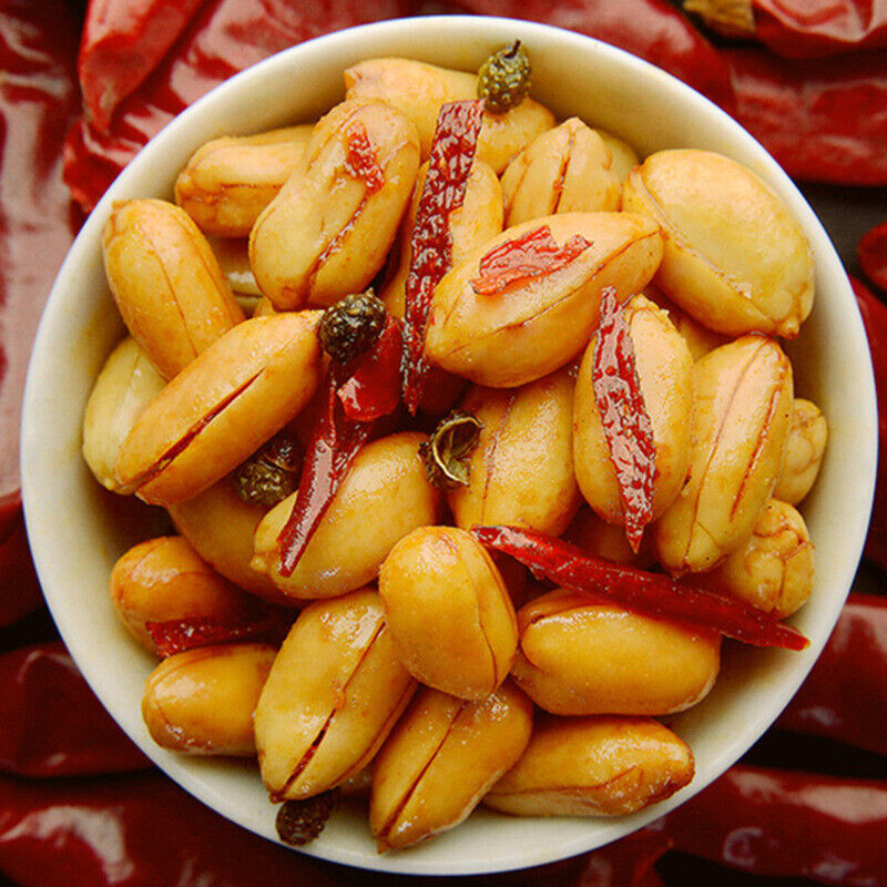 Spicy Peanuts 250g/500g Canned Fried Spicy Crispy Peanut Snacks for Drinking Secondary image