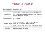 New Product Hip Big Butt Tea Custom Private Label Traditional Chinese Tea