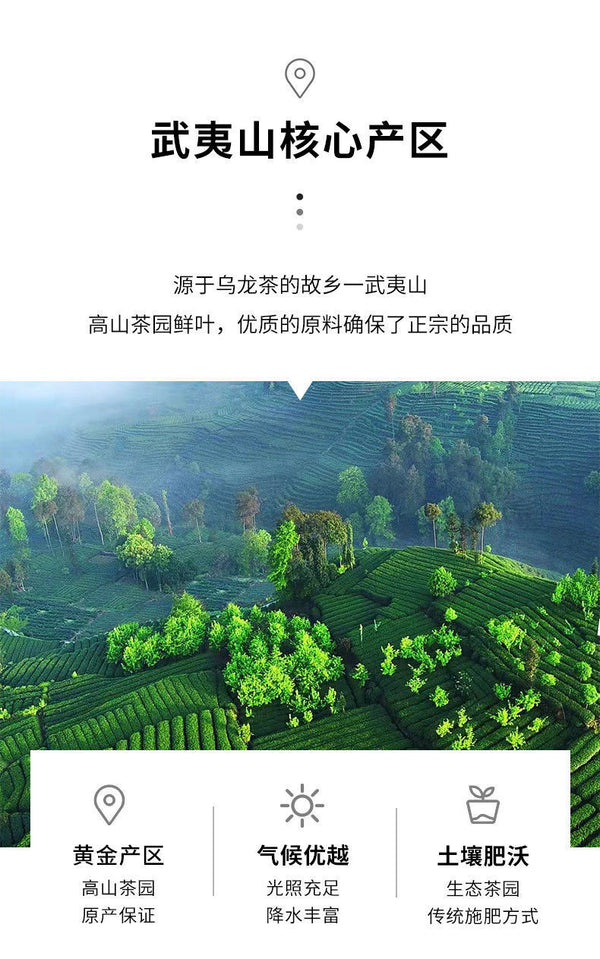 Authentic Wuyi Yancha Oolong Tea Loose Leaf 50g for Daily Use
