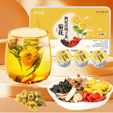 Herbal Blend in Small Jar for Wellness Chrysanthemum Cassia Seed Goji Tea