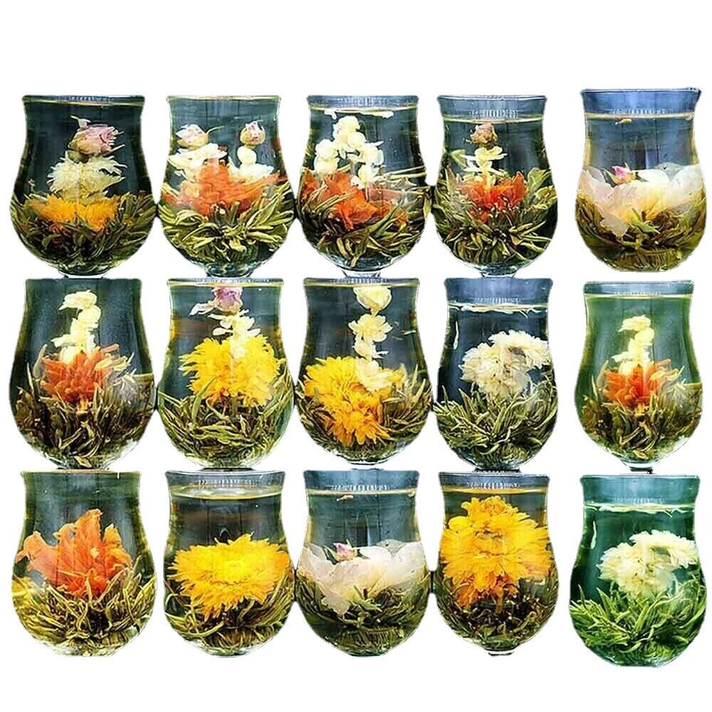 130g 16 Kinds Of Flower Handmade Blooming Flower Tea Crafts Flowers tea Herbal Main image