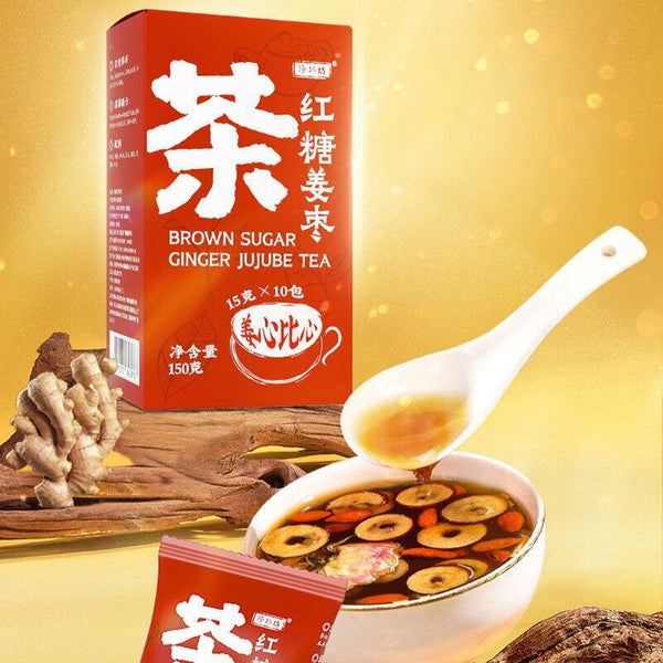 Rose blood black sugar tea Brown sugar ginger jujube tea longan wolfberry