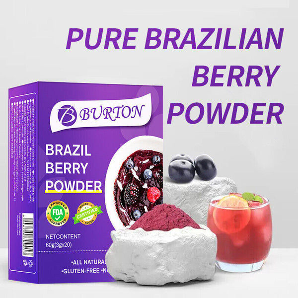 FDA Certified Brazil Berry Powder Rich in Anthocyanins Freeze-Dried Brazil Berry