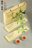 Floral Aged Shoumei Tea Cakes Luxury Gift Box Fuding Osmanthus White Tea