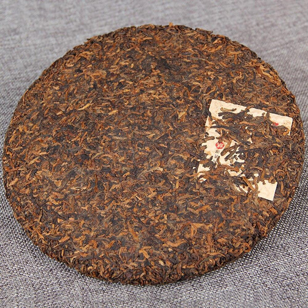 2003 Iceland Tribute Tea,Ripe Pu Er Tea Old Tree Golden Bud Shu Puerh Tea 357g