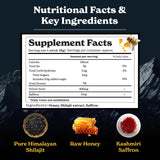 100% reine Himalaya Shilajit Sticks mit Bio-Honig natürlich süß