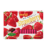 Meiji Piano Chocolate Milk Strawberry Sandwich Chocolate Japan Snack 120g / Bag