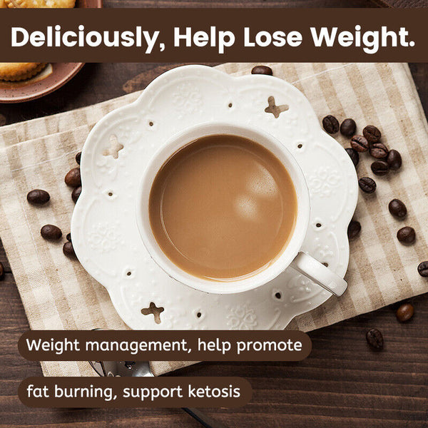 Slim Diet Keto Coffee Natural Slimming Weight Loss Instant Coffee Powder 10g*10