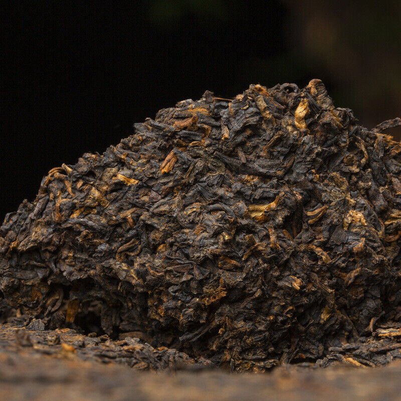 Yiwu Scrape Wind Zhai Puerh Tea Palace Material Puerh Ripe Tea Cake 357g/12.59oz