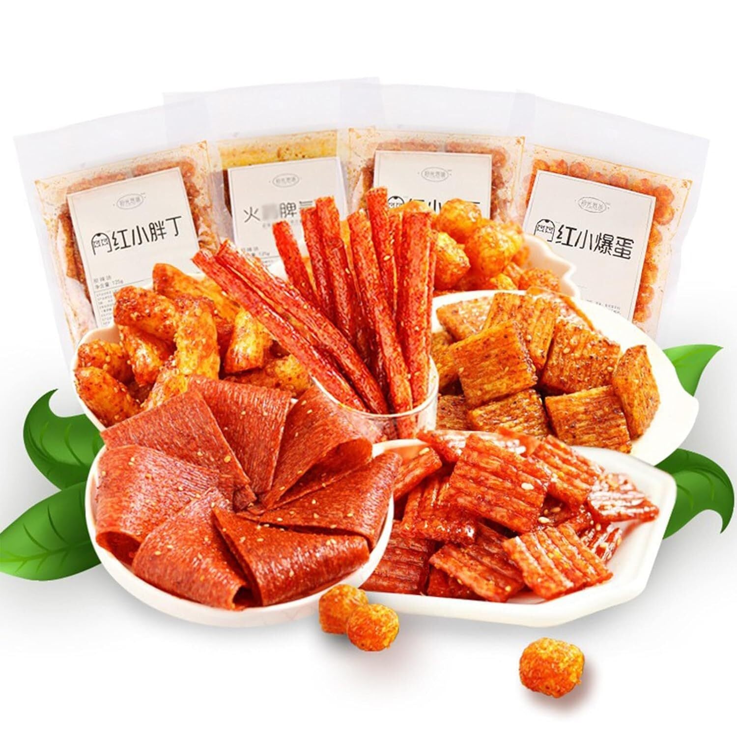 Pikanter Streifen Latiao Snack Chinesische Spezialität Veganer Pikanter Snack