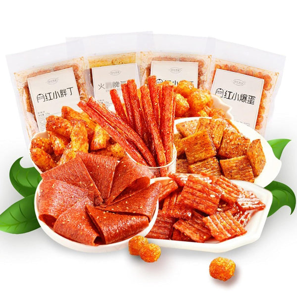 Pikanter Streifen Latiao Snack Chinesische Spezialität Veganer Pikanter Snack