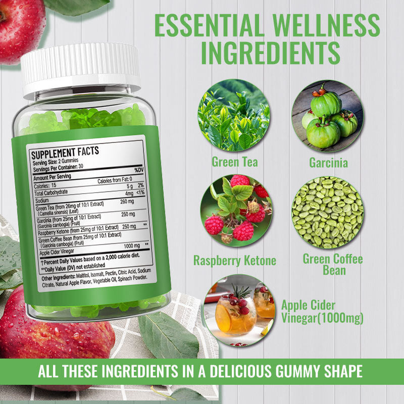 Keto ACV Weight Loss Gummies 60 Capsules per Bottle