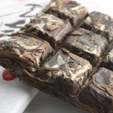 500g Fuding White Tea Shou Mei Chocolate Tea Brick Alpine Sun Date Fragrant Tea