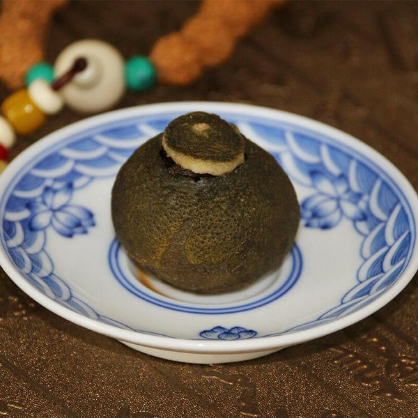 Xiao Qing Gan Green Orange Peel Ripe Puer Tea