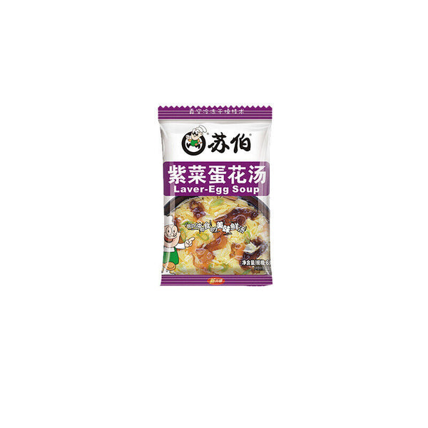 10 Packs Subo Instant Soup Egg Drop Soup Vegetable Soup Ready To Drink 苏伯速食汤蛋花汤