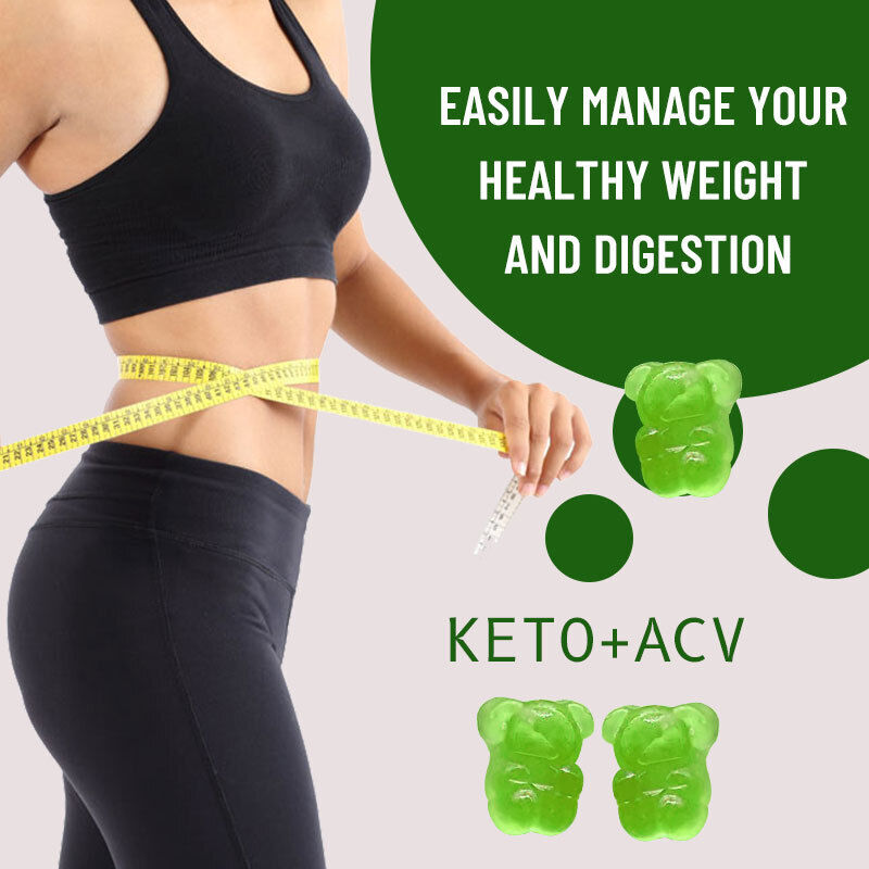 KETO+ACV WEIGHT LOSS GUMMIES 60 Capsules/bottle