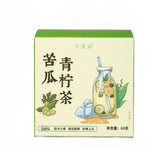 Bitter Melon and Lime Tea Summer Fresh and Healthy Fruit Tea Triangle Bag Tea