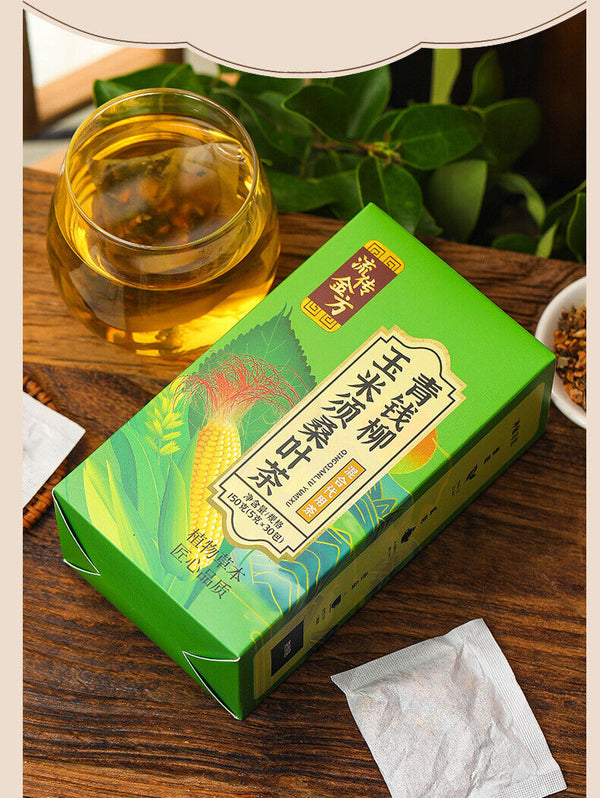 150g Green willow corn beard mulberry leaf tea burdock lotus cassia seeds tea