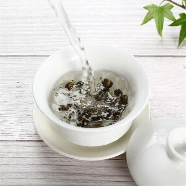 Organic Jasmine Dragon Pearl Green Tea Premium King Grade Floral Loose Leaf