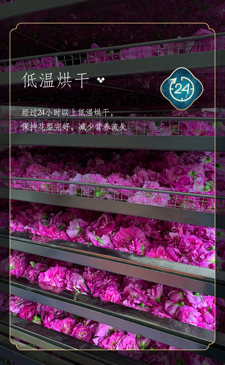 Rose Dried Tea Rose Crown Flower Tea One Flower One Cup Soaked in Water 65g