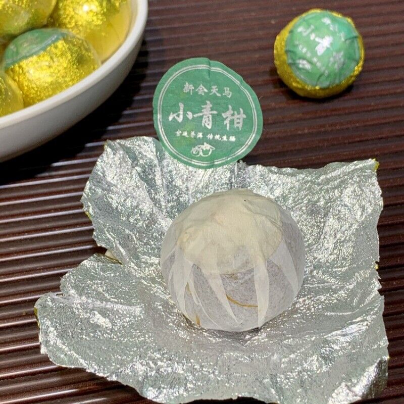 Xinhui Raw Sun-dried Xiaoqingkang Palace Puerh Ripe Tea Tinned Lemon Red Tea500g