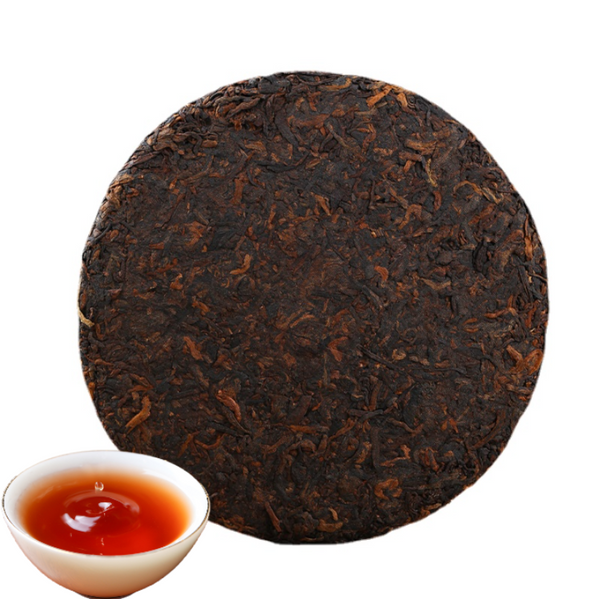 Yunnan Pu'er Tea Ripe Tea Palace Tribute Cake 357g Cake Tea Palace Big Bud