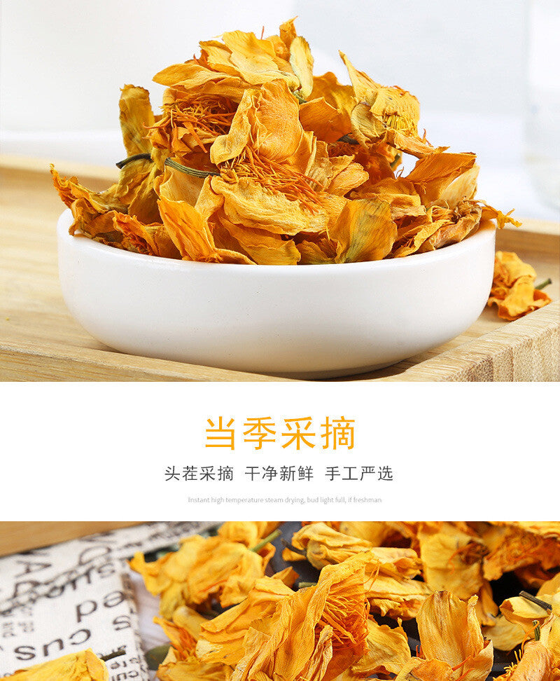 Bulk Herbal Tea for Relaxation and Wellness Fresh Dried Golden Lotus Flowers